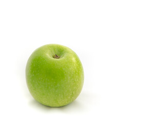 Green apple isolated on white background