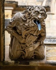 Naklejka premium Gargoyle at Gloucester Cathedral in the UK