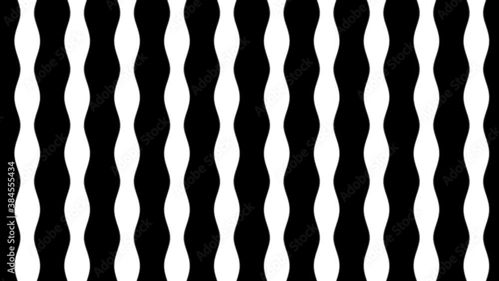 Aufkleber soft blobs circles grid expanding to twisted columns