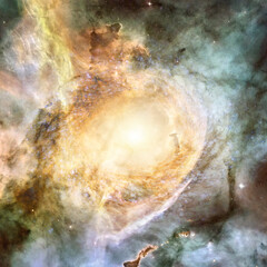 Abstract space background. Elements of this image furnished by NASA