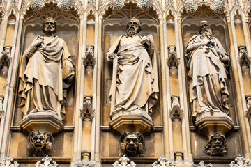 Gloucester Cathedral Sculptures in Gloucester, UK