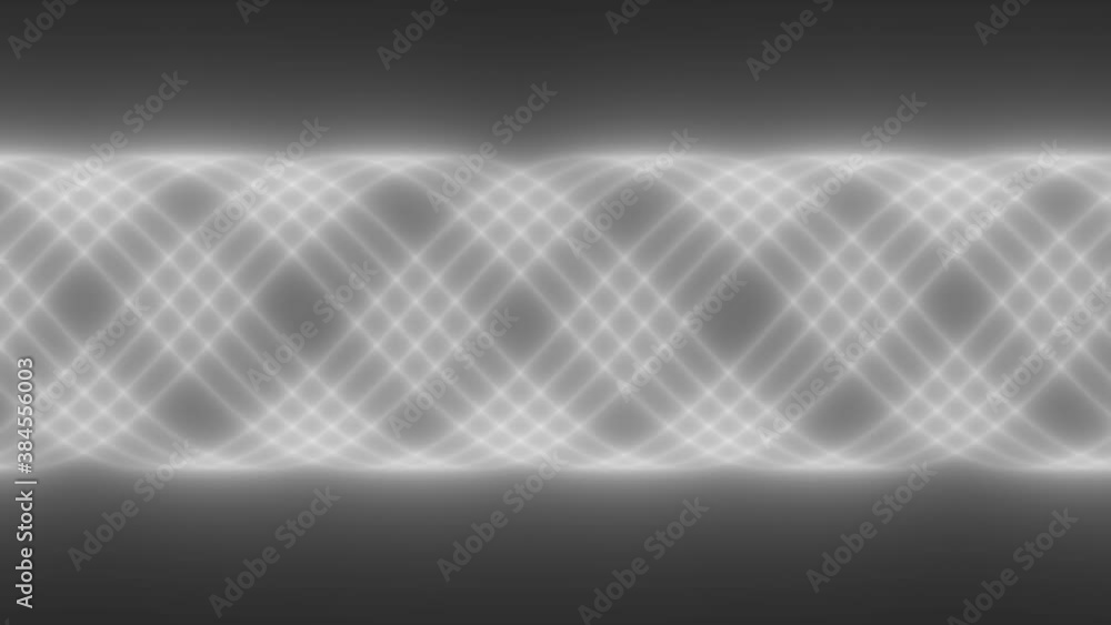 Poster plain mask of offset frequencies of plasma beam bars light ribbon moving across