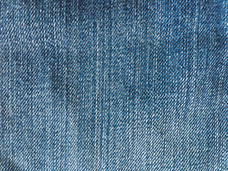 Beautiful blue jeans texture background with copy space for design