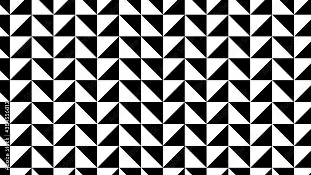 Poster triangles randomly placed grid of corners