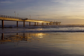 pier at sunset
