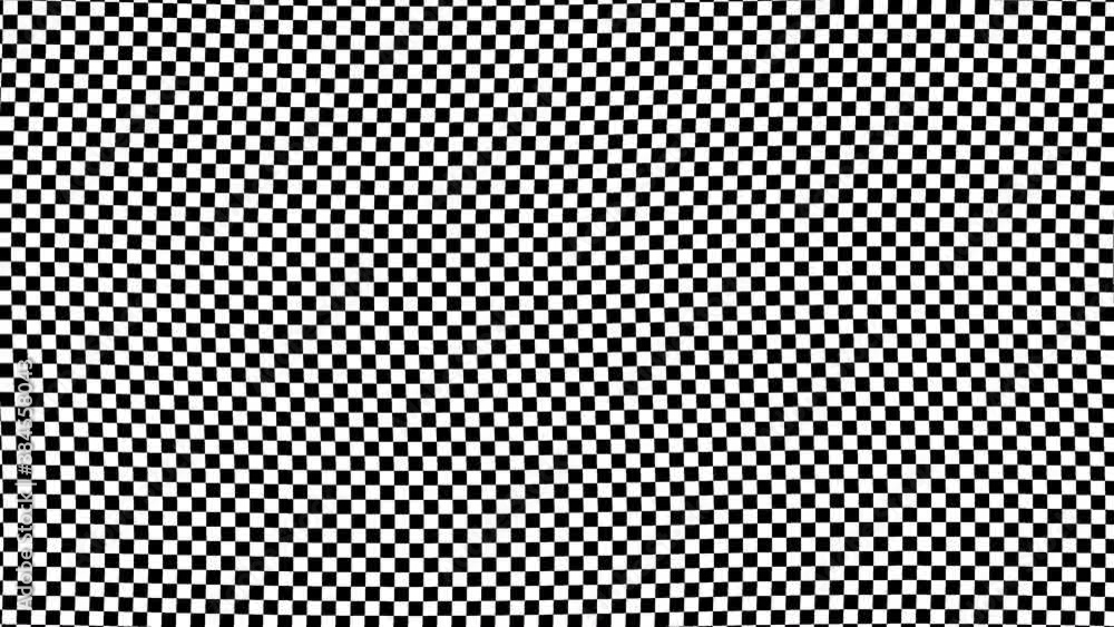 Poster checkerboard chequerboard pattern slight undulating weaving wave pattern mask