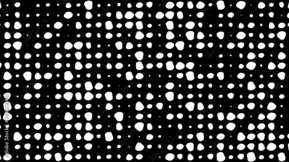 Aufkleber blobs slowly morphing mask shapes