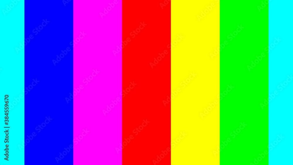 Poster simple vertical bars columns of main primary digital colors