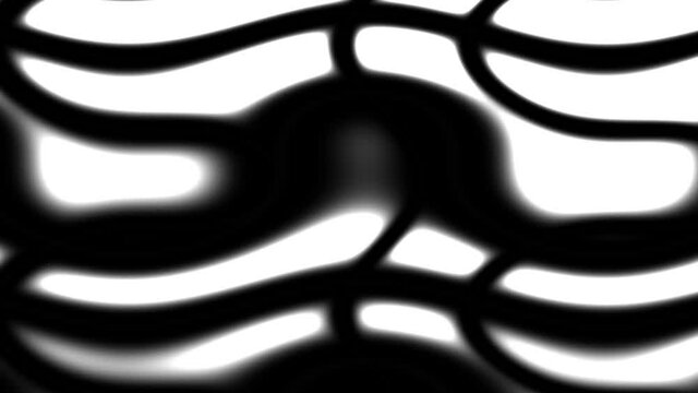 Mesh Netting Mask of Abstract Twisted Malformed Surface