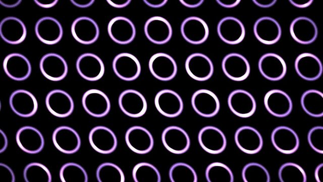 Rings in a Grid Bright Halo Circles