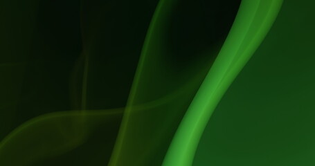 Obraz premium 4k resolution abstract blur geometric curves lines background for wallpaper, backdrop and varied nature design. Yellow green and Irish green colors.