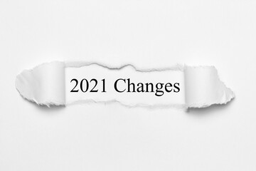 Obraz premium 2021 Changes 