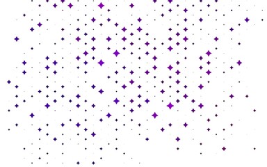 Light Purple vector pattern with christmas stars.