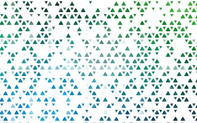 Light Blue, Green vector pattern in polygonal style.