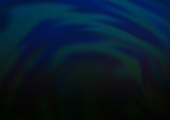 Dark BLUE vector glossy abstract template.