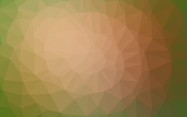 Light Green, Red vector blurry triangle template.