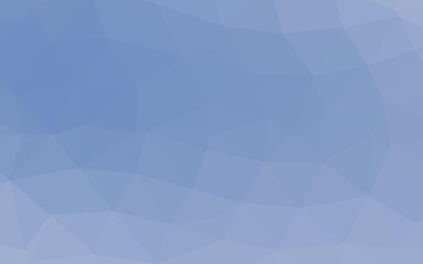 Light BLUE vector abstract polygonal cover.