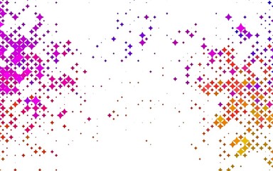 Light Black vector layout with bright stars.