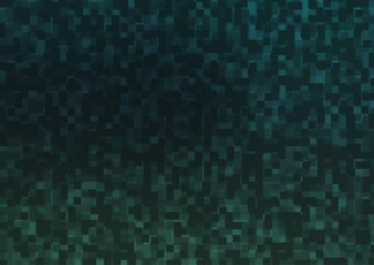 Dark Blue, Green vector pattern in square style.
