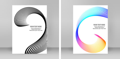 Design elements. Ring circle elegant frame border