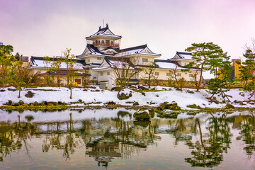 Fototapeta na wymiar Toyama, Japan at Toyama Castle