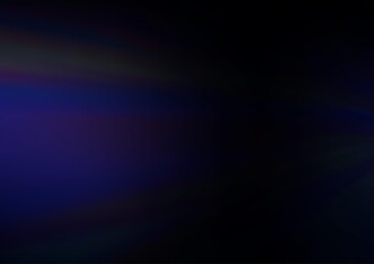 Dark BLUE vector blurred bright template.