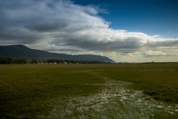 Fototapeta premium landscape with clouds
