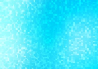 Light BLUE vector backdrop with rectangles, squares.