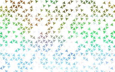 Light Multicolor, Rainbow vector seamless cover in polygonal style.