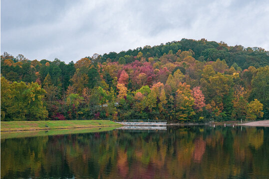 Lake Hope State Park, Ohio in Autumn