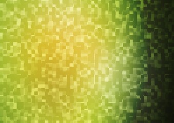 Light Green, Yellow vector pattern in square style.
