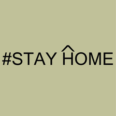 stay home illustration