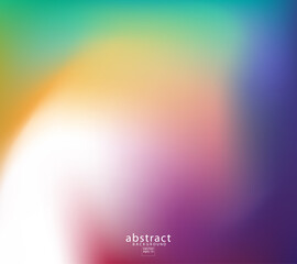 Abstract blurred gradient mesh background bright rainbow colors.