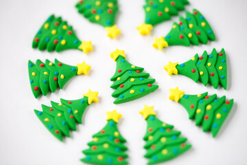 Christmas Tree Candy Cookie Decorations