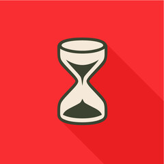 hourglass icon vector illustration
