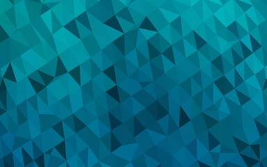 Light BLUE vector polygon abstract background.