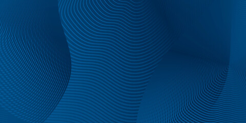 Abstract  Blue Background with Curve Wave Lines Business Corporate Concept