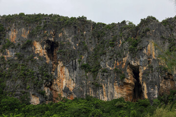 View of the mountain and nature Park at thailand