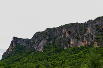 Fototapeta na wymiar View of the mountain and nature Park at thailand