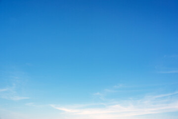 Summer clear blue sky background. Cloud clear