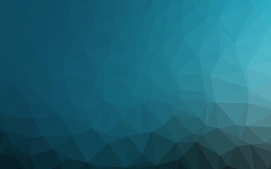Light BLUE vector abstract mosaic backdrop.