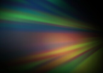 Dark Green vector abstract blurred template.