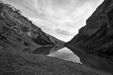 Switzerland Alps Graubuenden Mountain Scenery Lake Panixer