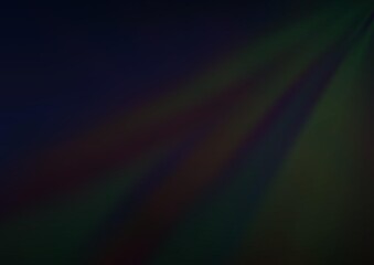 Dark Black vector abstract blurred background.