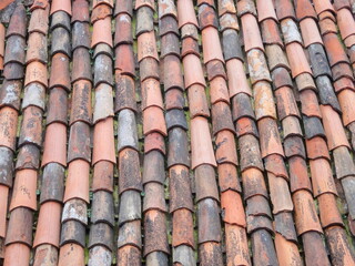 texture dei tetti di Venezia Italia