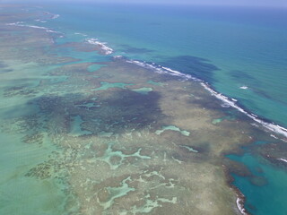 Fototapeta na wymiar Drone Beach reef view ( not edited )