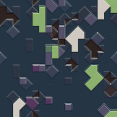 Glossy Tiles Color Abstract background