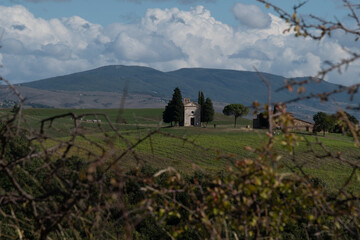 colline in val d'orcia toscana