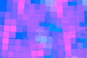 Blue pattern, abstract modern background with fractal shapes for web design, flyers or art