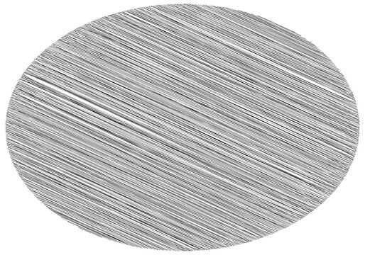 Textura gris jaspeada y  ovalada sobre fondo blanco